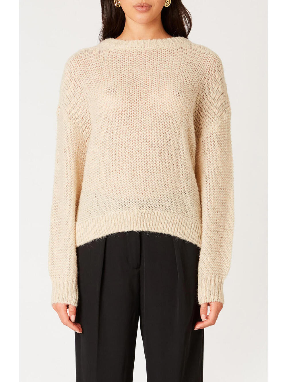 NWT! Nia Paolo Sweater in Stone Size Medium